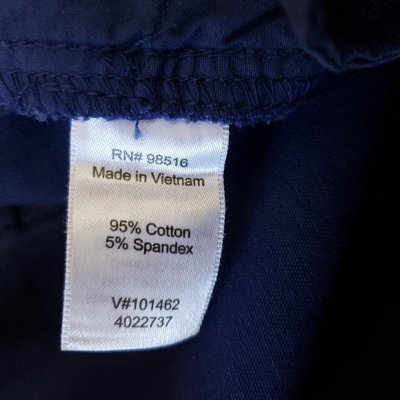 NWT Coldwater Creek Sz P4 Petite Navy Blue Natural Fit Cropped Denim Jeans Pants - Picture 10 of 11